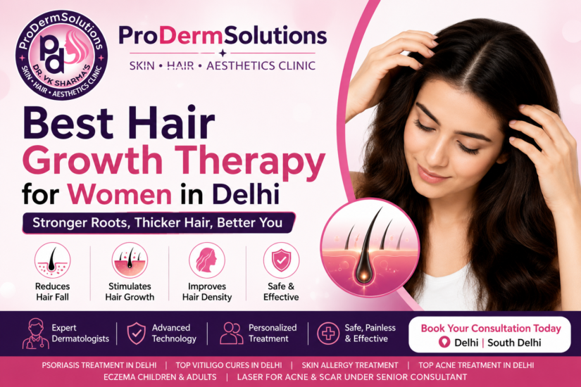 Best Hair Growth Therapy for Women in Delhi | Proderm Solution