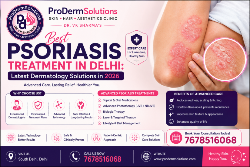 Best Psoriasis Treatment in Delhi: Latest Dermatology Solutions in 2026