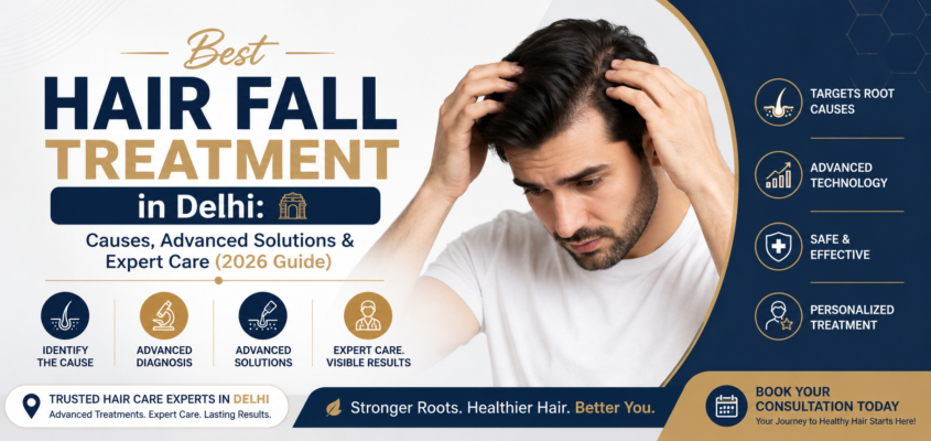 Best Hair Fall Treatment in Delhi: Causes, Advanced Solutions & Expert Care (2026 Guide)