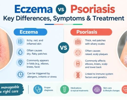 Eczema vs Psoriasis