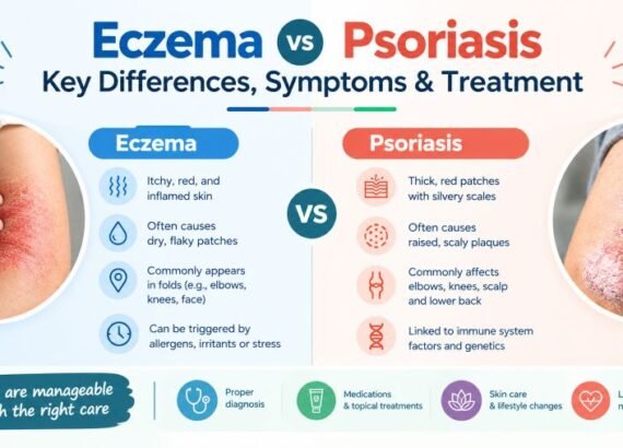 Eczema vs Psoriasis