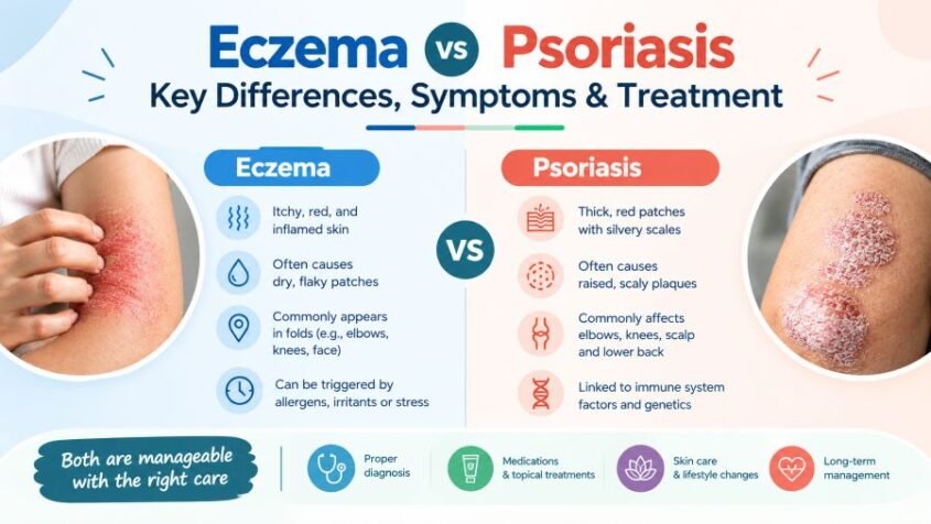 Eczema vs Psoriasis: Understanding the Main Differences
